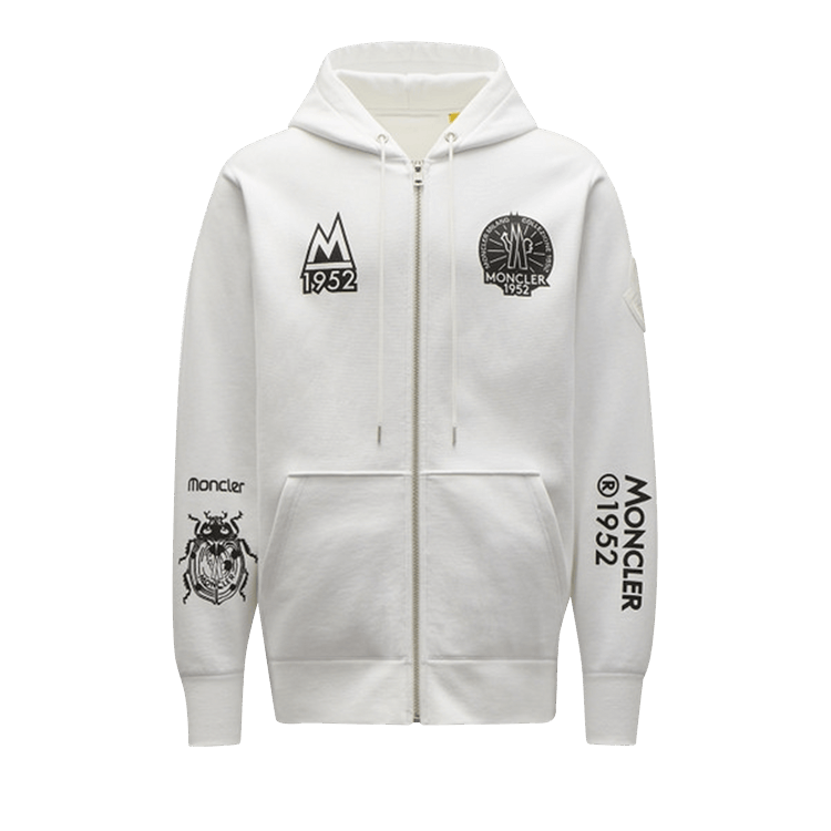 Moncler 1952 Hooded Sweater "White"