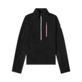Moncler Quarter Zip Sweatshirt "Black"
