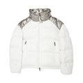 Moncler Cuscute Puffer Shiny Jacket "White/Silver"