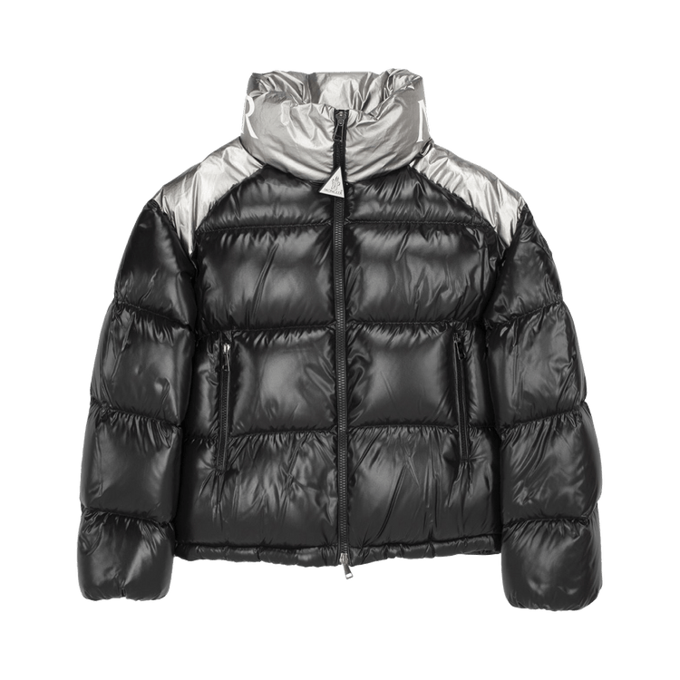 Moncler Cuscute Puffer Shiny Jacket "Black/Silver"