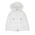 Moncler Laiche Zip Up Puffer Jacket "White"