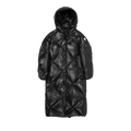 Moncler Cotonniere Long Shiny Puffer Coat "Black"