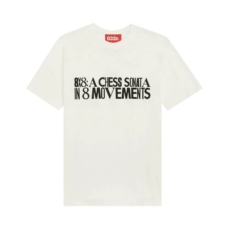 032C Chess Tee "White"