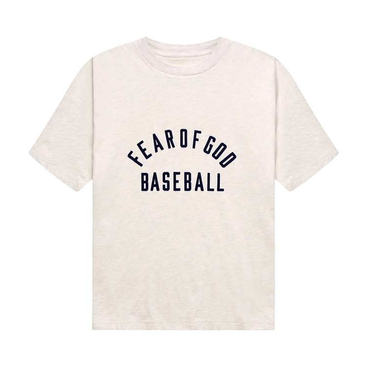 Fear of God Baseball Tee "Cream Heather/Navy"