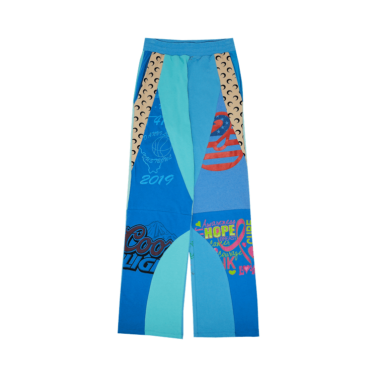 Marine Serre Regenerated Graphic T-Shirts Track Pants "Cobalt"
