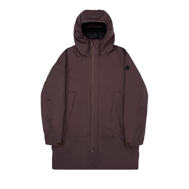 Moncler Lauzier Long Parka Coat "Brown"