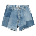 Re/Done 70s Patched Short "Indigo"