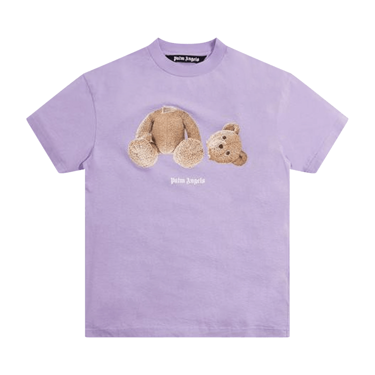 Palm Angels Bear Classic Tee "Lilac/Brown"