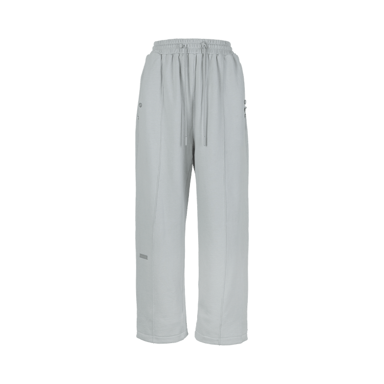 C2H4 Raw Edge Wide Leg Sweat Pants "Grey"