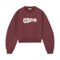 GANNI Sweatshirt "Merlot"