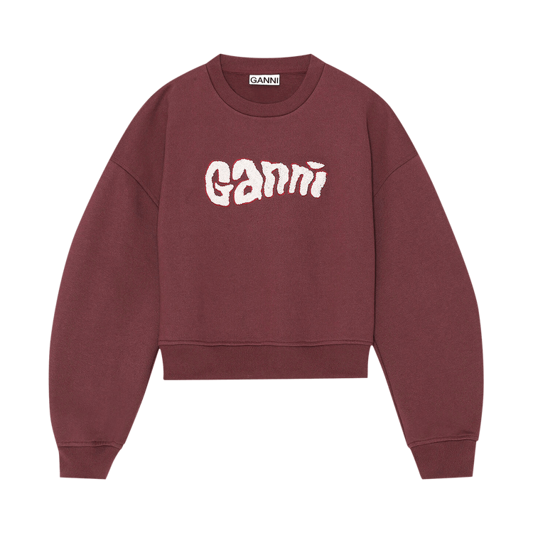 GANNI Sweatshirt "Merlot"