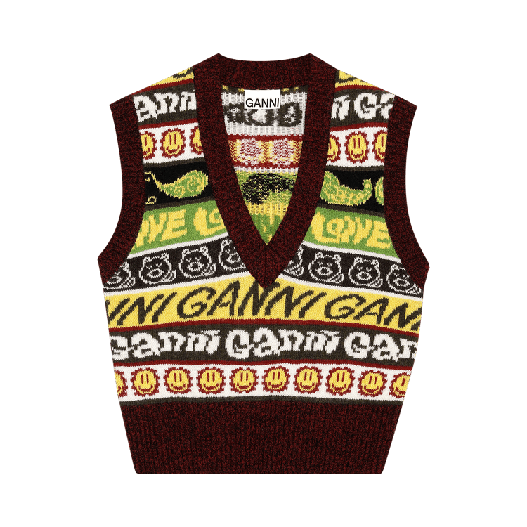 GANNI Vest "Multicolor"