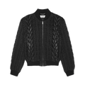 Saint Laurent Teddy Oversized Jacket "Noir/Brilliant"