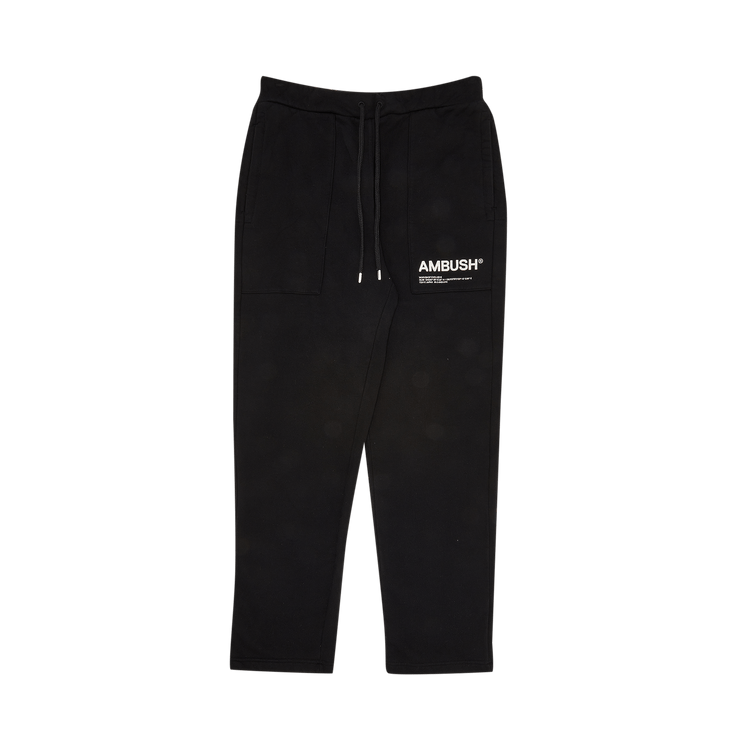 Ambush Fleece Workshop Pants "Black/White"