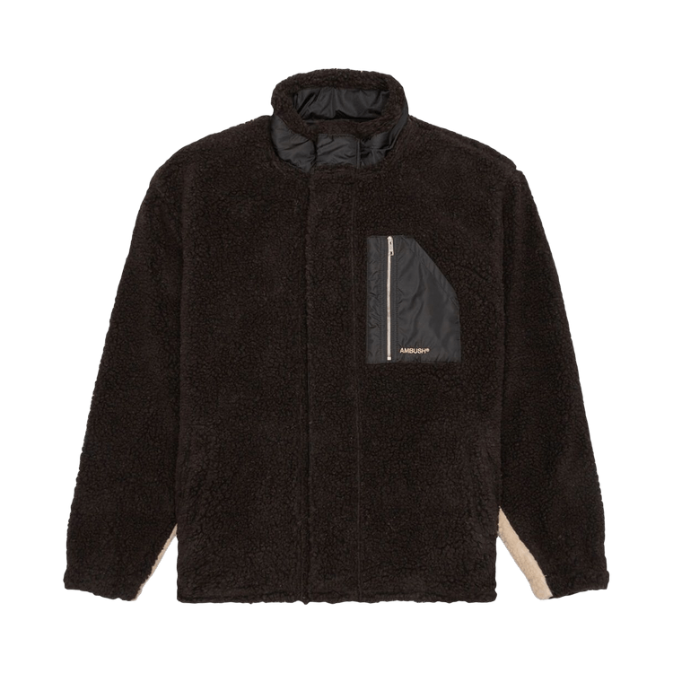 Ambush Fleece Zip Top "Brown/Beige"
