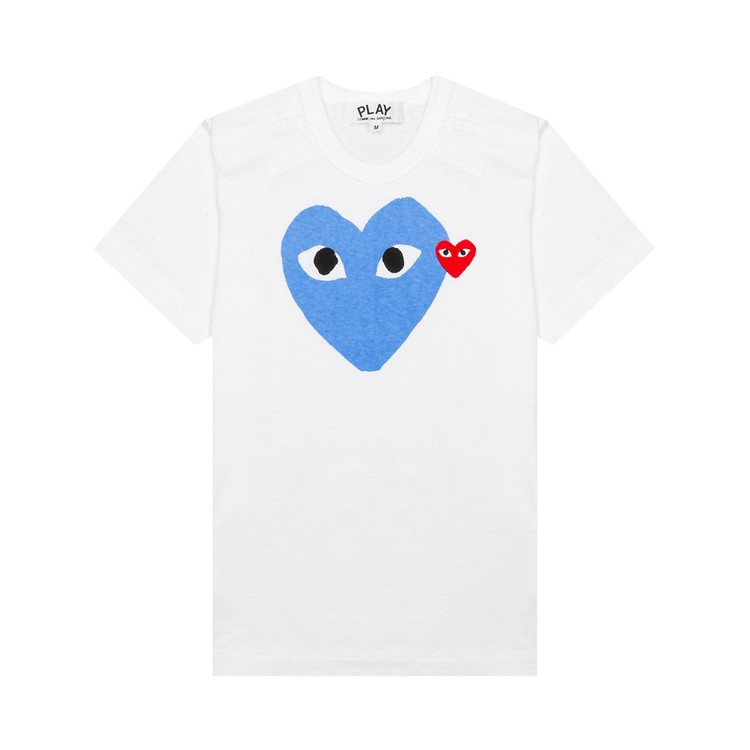 Comme des Garçons PLAY Colored Heart Tee "Blue"