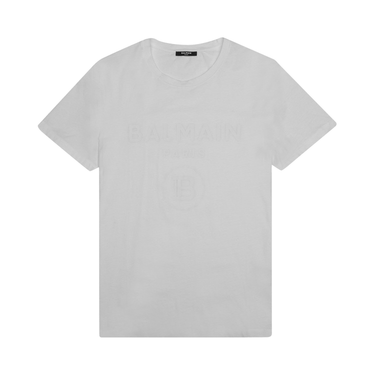 Balmain Logo Printed T-Shirt "White"