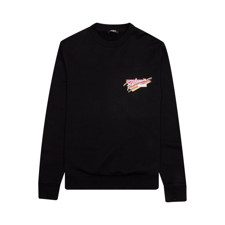 Balmain Logo Printed Sweatshirt "Black"