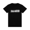 Balmain Metallic Embossed T-Shirt "Noir/Argent"