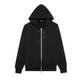 Balmain Zipped Flock Hoodie "Black"