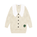 GANNI Cotton Rope Knit Cardi "Barzilian Sand"