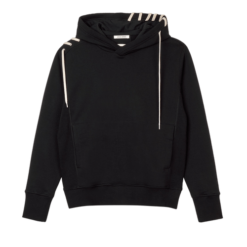 Craig Green Laced Hoodie "Black/Cream"