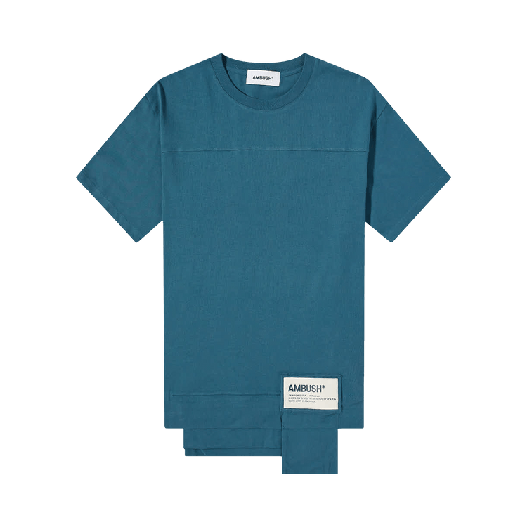 Ambush Waist Pocket T-Shirt "Atlantic Deep Tofu"
