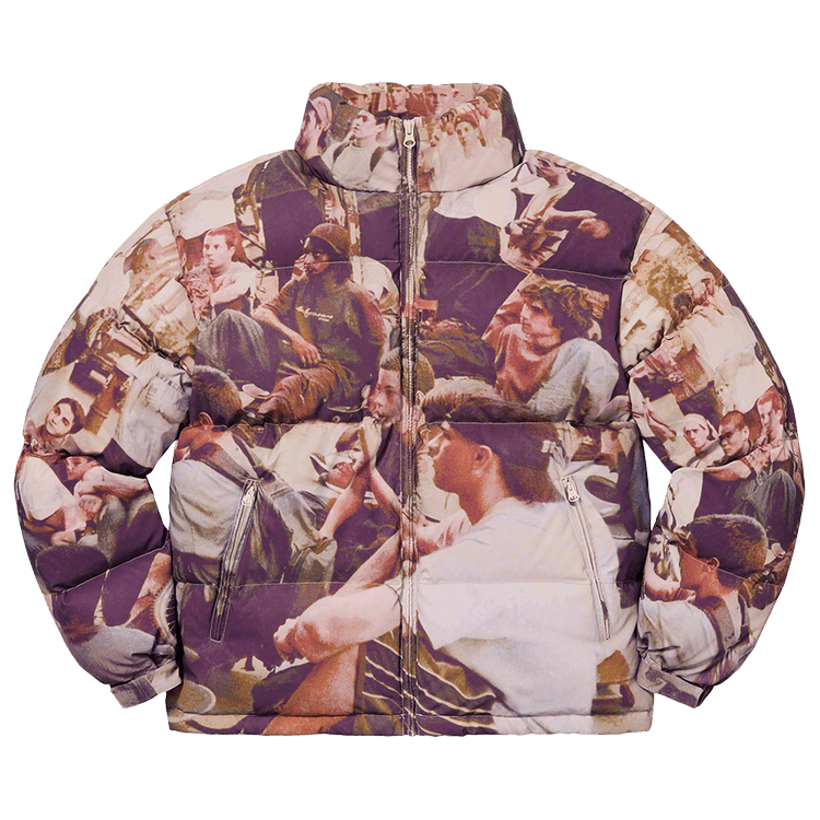 Supreme Lafayette Reflective Down Jacket "Multicolor"