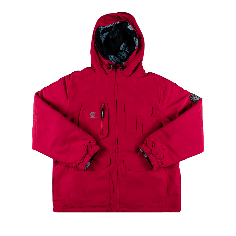 Supreme x Timberland Reversible Ripstop Jacket "Burgundy"