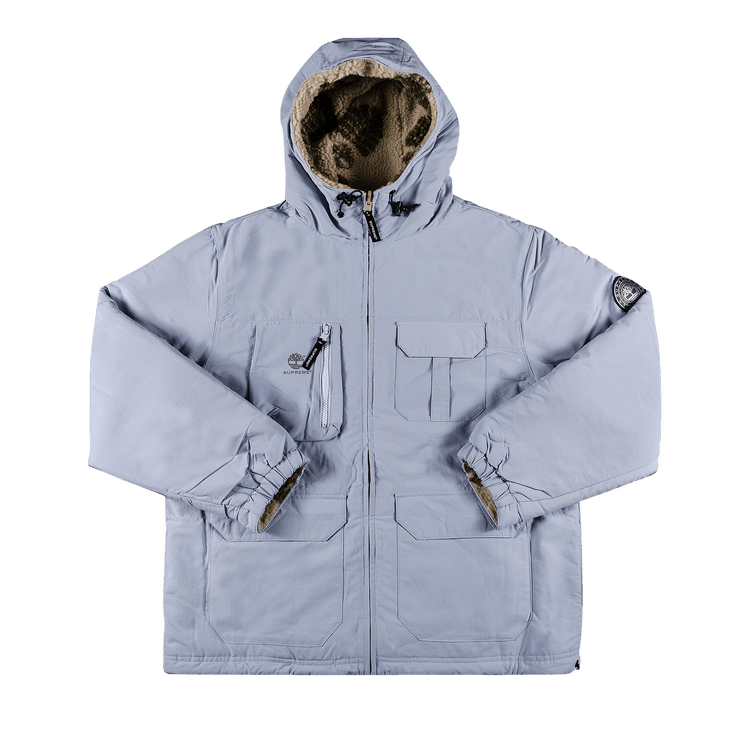 Supreme x Timberland Reversible Ripstop Jacket "Dusty Blue"
