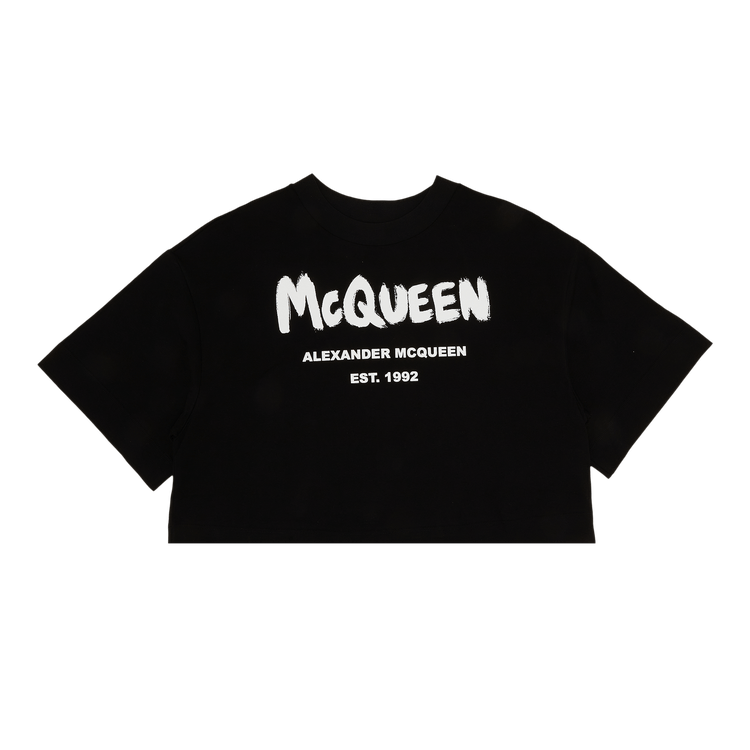 Alexander McQueen Graffiti T-Shirt "Black/White"