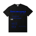 Students Swing Mechanics Tee "Black"