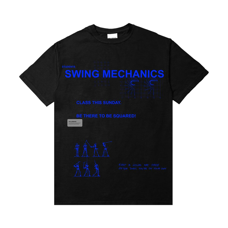 Students Swing Mechanics Tee "Black"