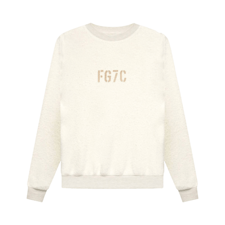 Fear of God Inside Out Crewneck Sweatshirt "Cream Heather"