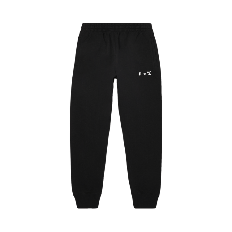 Off-White Logo Short Cuff Sweatpant "Black"