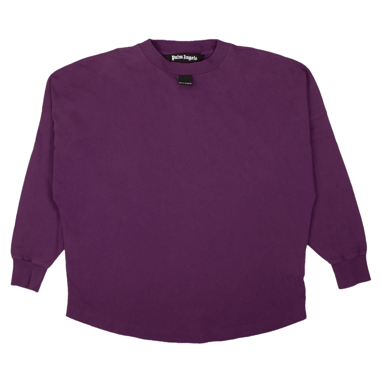 Palm Angels Blurry Logo Over Tee "Purple/Black"