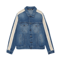 Palm Angels Track Denim Jacket "Light Blue"