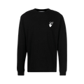 Off-White Cut Here Arrow Long-Sleeve Skate Tee "Black/White"