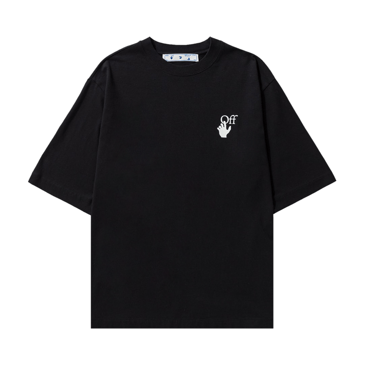 Off-White Cut Here Arrow Skate Tee "Black/White"