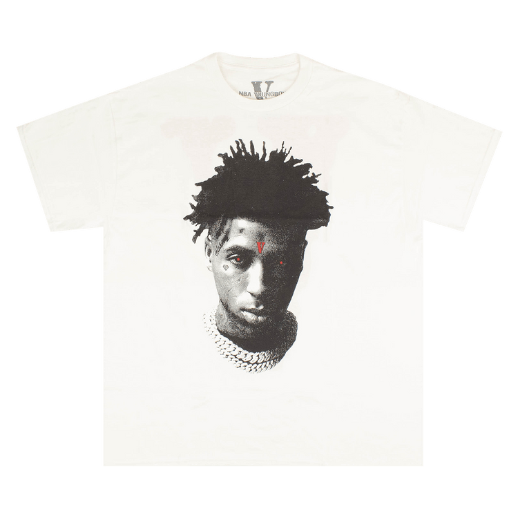 Vlone x NBA YoungBoy Reaper T-Shirt "White"