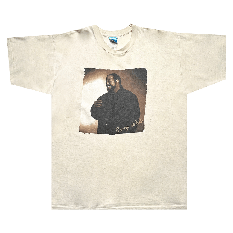 Vintage Barry White Icon World Tour Tee "Off White"