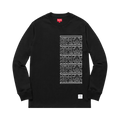 Supreme Stacked Long-Sleeve Top "Black"
