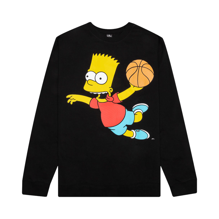 Chinatown Market x The Simpsons Air Bart Crewneck Sweatshirt "Black"