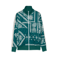 Palm Angels Bandana Track Jacket "Green/White"