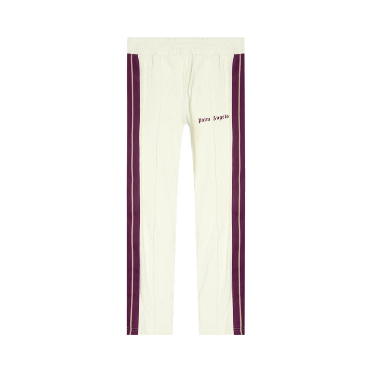 Palm Angels Cord Fleece Track Pants "Light Grey/Purple"