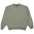 We11done Big Logo Arm Sweatshirt "Khaki"