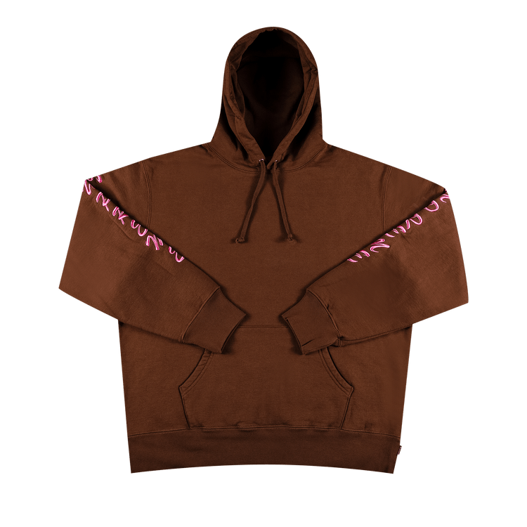 Supreme Guardian Hooded Sweatshirt "Dark Brown"