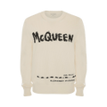 Alexander McQueen Graffiti Jumper "Ivory/Black"