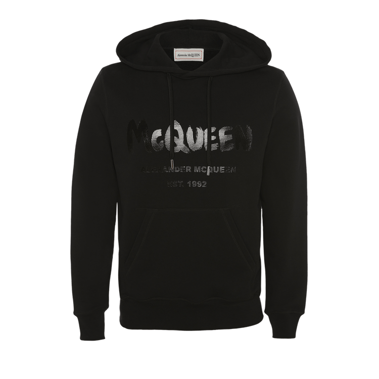 Alexander McQueen Graffiti Sweatshirt "Black/Black"