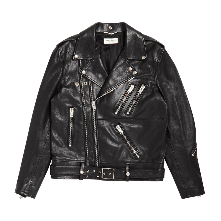 Pre-Owned Saint Laurent L17 Double Zip Motorcycle Jacket "Black"